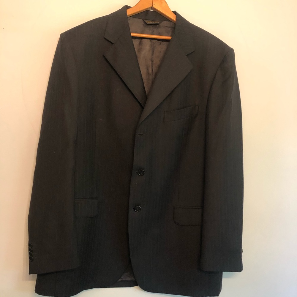 Men’s designer suit business dress jacket